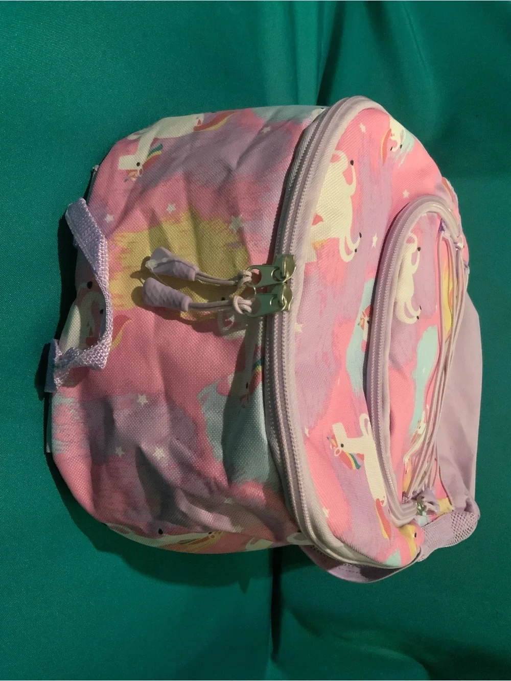 Kids Unicorn Print Pink Backpack